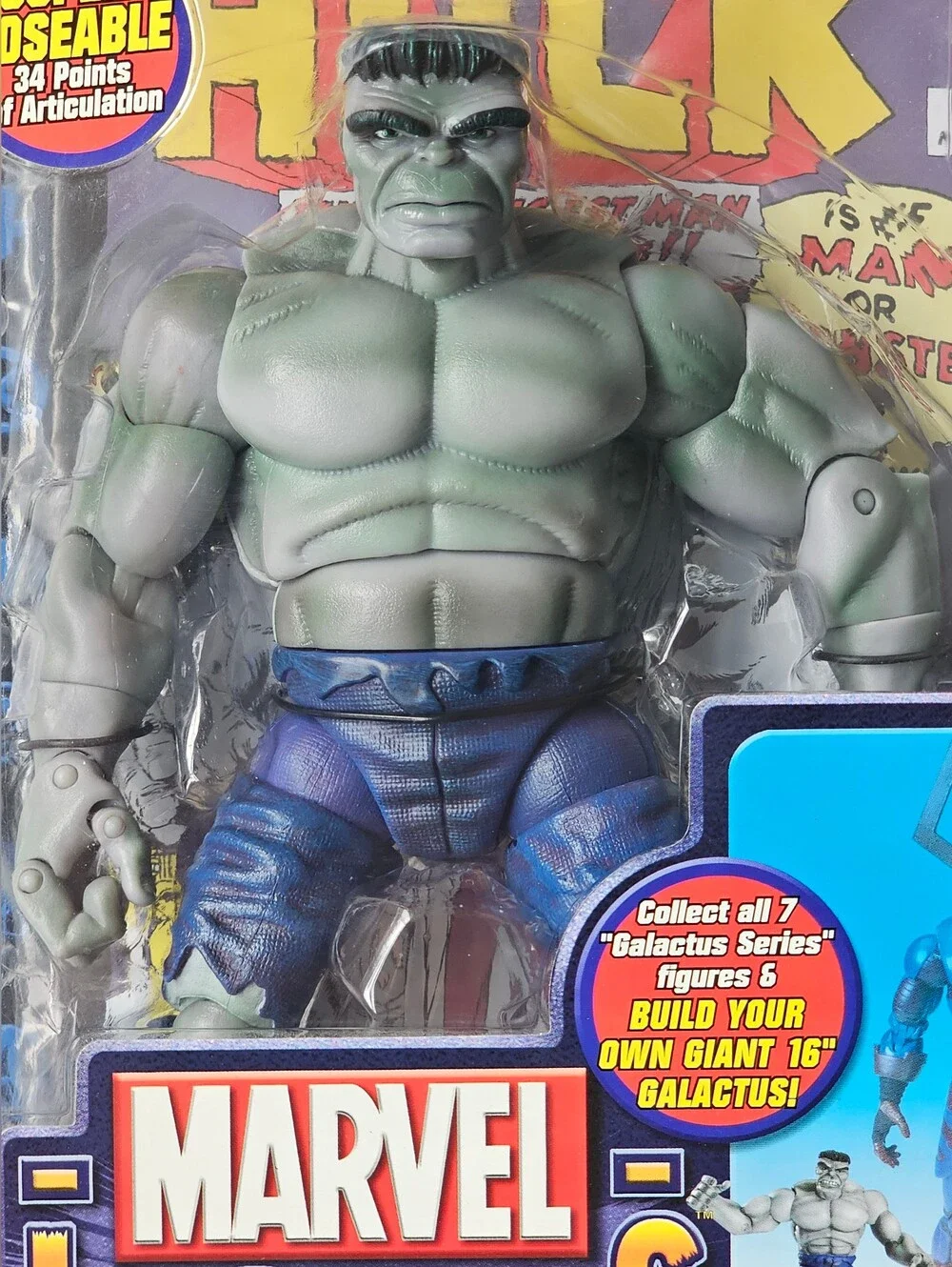 Grey Hulk Toy Biz Marvel Legends Action Figure - Galactus Series 1st Appearance